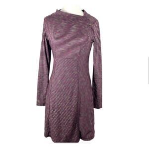 Prana Scramble Mock Neck Long Sleeve Athletic Dress Size XS